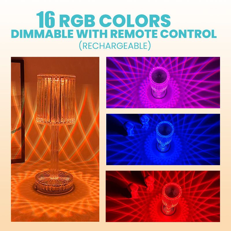 Sikunuo | Diamond Glow Acrylic Touch Table Night Lamp