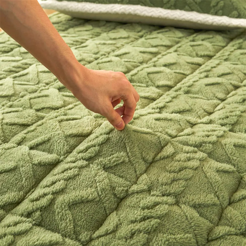 Sikunuo | Thick Warm Winter Blanket Mattress Pad