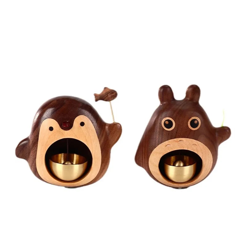 Sikunuo | Wooden Penguin Cute Doorbell