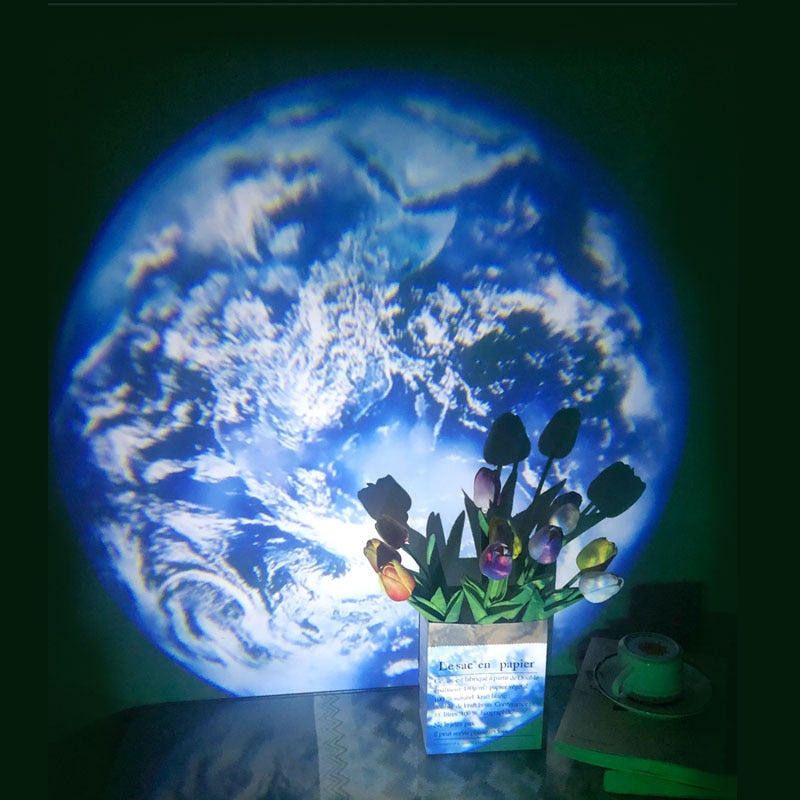 Sikunuo | Mini Moon Projector Atmosphere Lamp