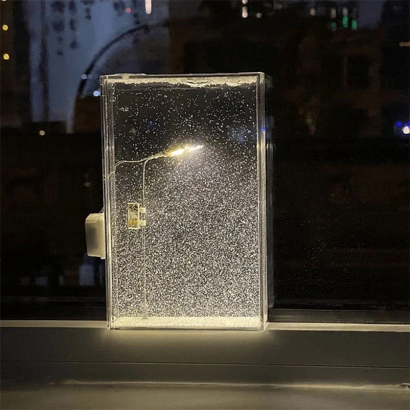 Sikunuo | LED Streetlamp Snowfall Effect Decor