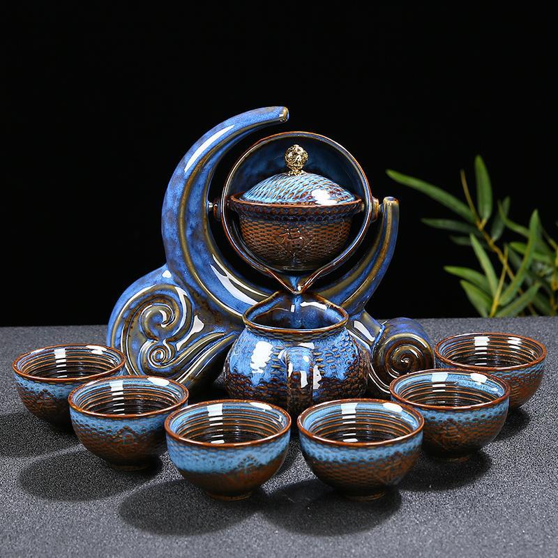 Sikunuo | Ceramic Charm Far East Style Semi-Automatic Teapot
