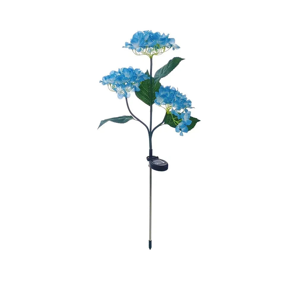 Sikunuo | Soft Pink Glow Solar LED Flower Garden Light