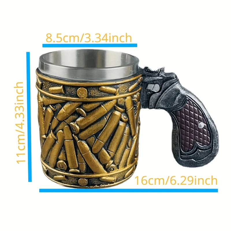 Sikunuo | Gun Handle Bullet Design Mug