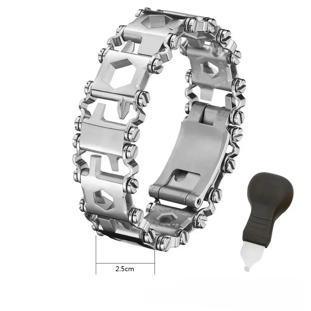 Sikunuo | Stainless Steel Multi Tool Bracelet
