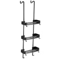 Sikunuo | Sleek Shower Nail-Free Dual Layer Organizer Rack