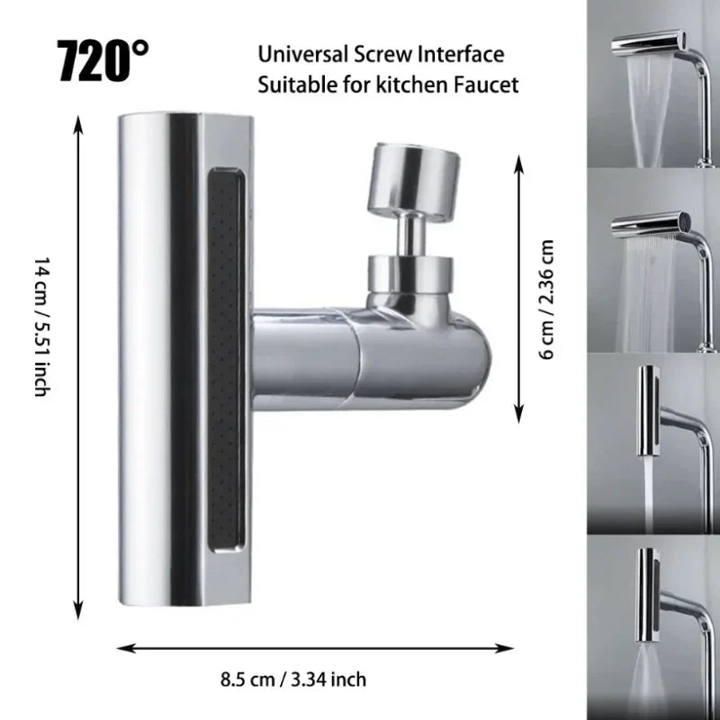 Sikunuo | Multifunctional Waterfall Modern Kitchen Matte Faucet