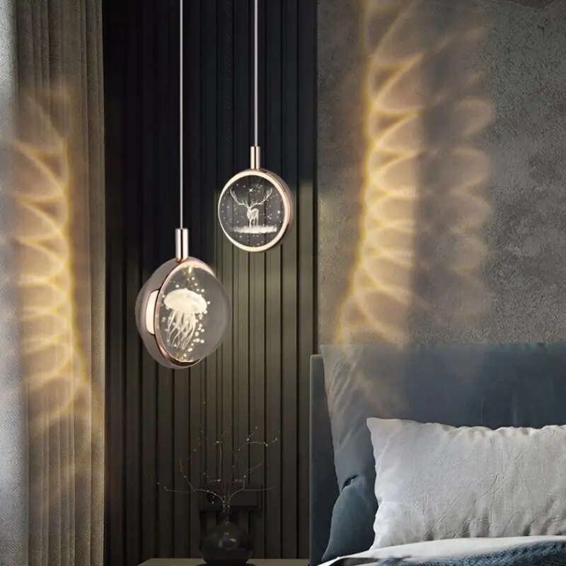 Sikunuo | Romantic Crystal Rotating Mood LED Lights