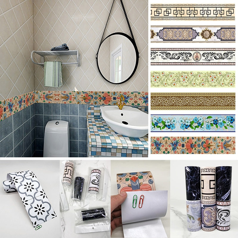 Sikunuo | Self-Adhesive Waterproof Wall Decorative Tape