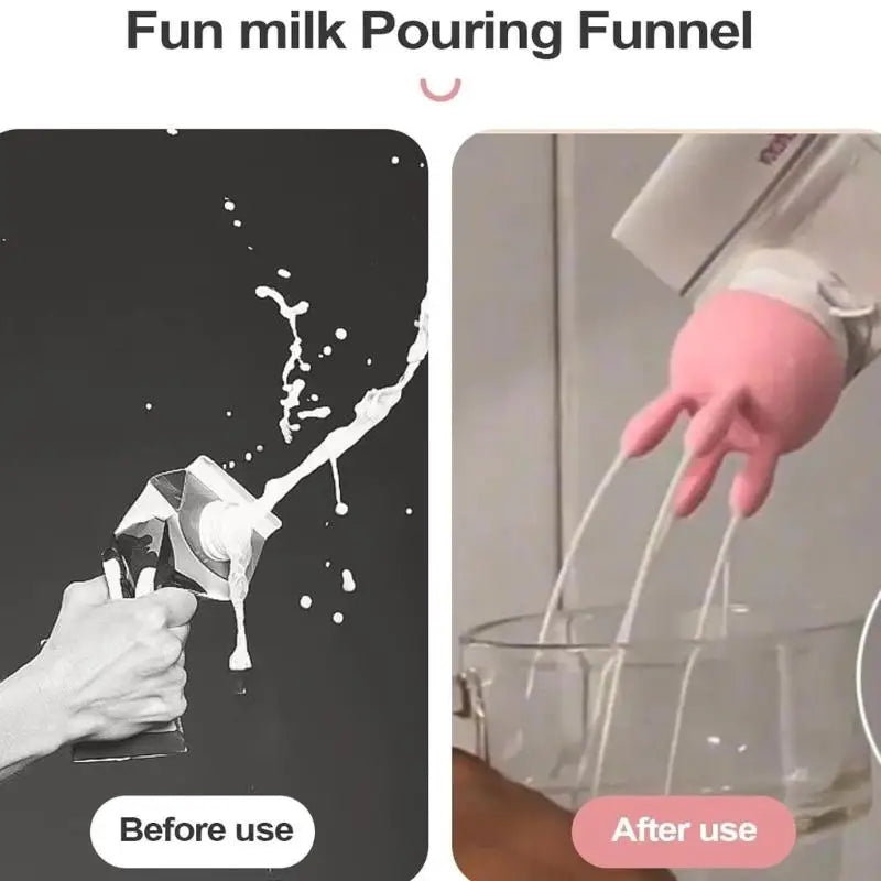 Sikunuo | Spill Prevention Reusable Cow Milk Pourer Lids
