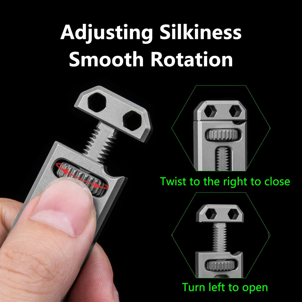 Sikunuo | Titanium Alloy Telescopic Camping EDC Multifunctional Tool