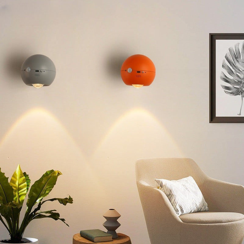 Sikunuo | Eye Project Motion Sensor Rechargeable Wall Lamp