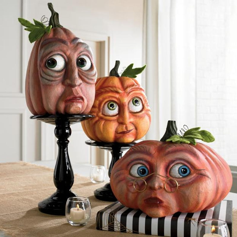Sikunuo | Expressive Pumpkin Faces Halloween Decoration