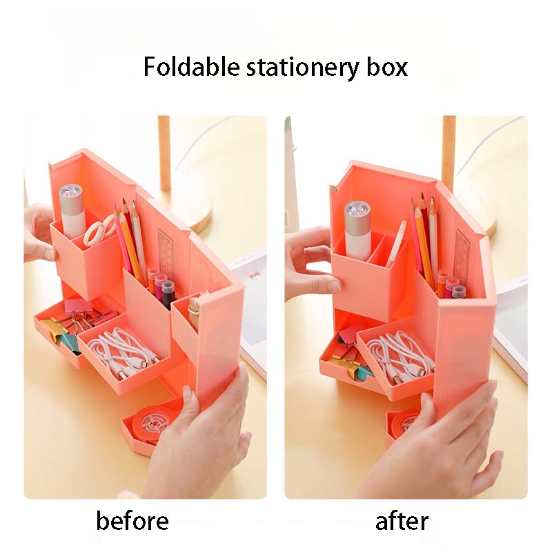Sikunuo | Foldable Stationary Makeup Storage Box