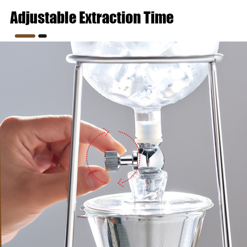 Sikunuo | Vintage Art Brew Glass Reusable Drip Coffee Pot