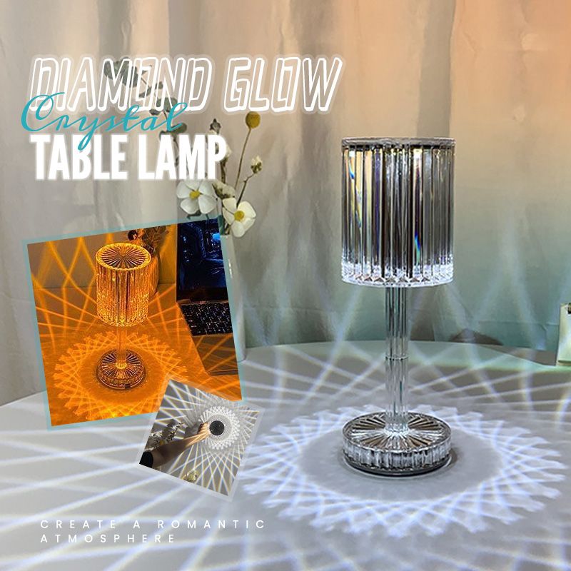 Sikunuo | Diamond Glow Acrylic Touch Table Night Lamp