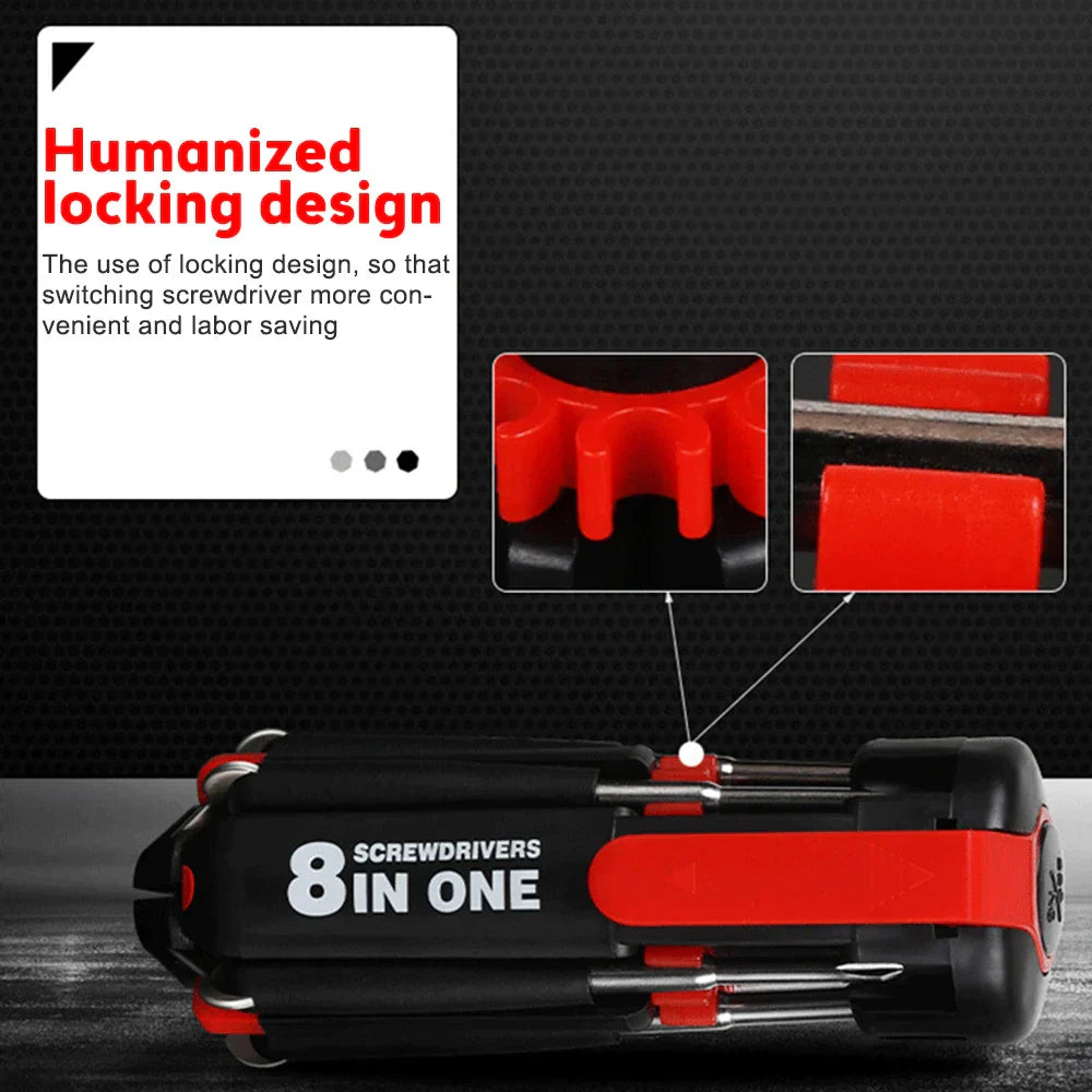 Sikunuo | Bright Fix 8in1 LED Multi-Tool Screwdriver