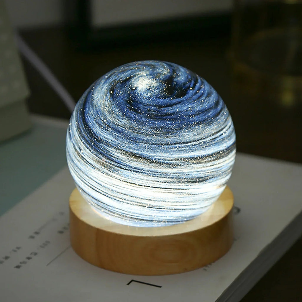 Sikunuo | 3D Crystal Planets Atmosphere Night Lamp