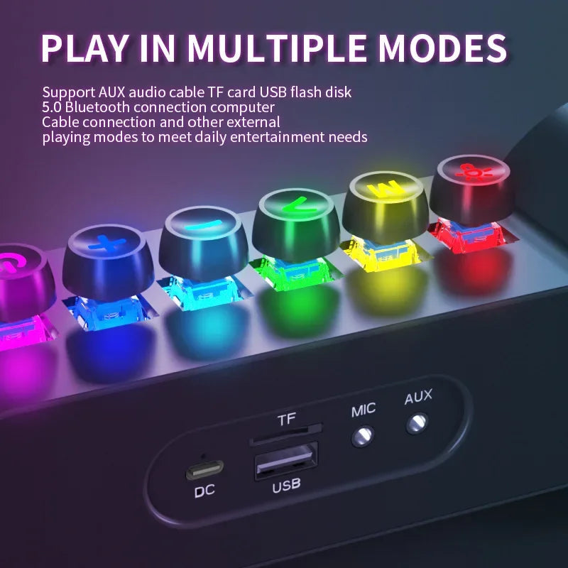 Sikunuo | Mechanical Wireless Colorful RGB Speaker
