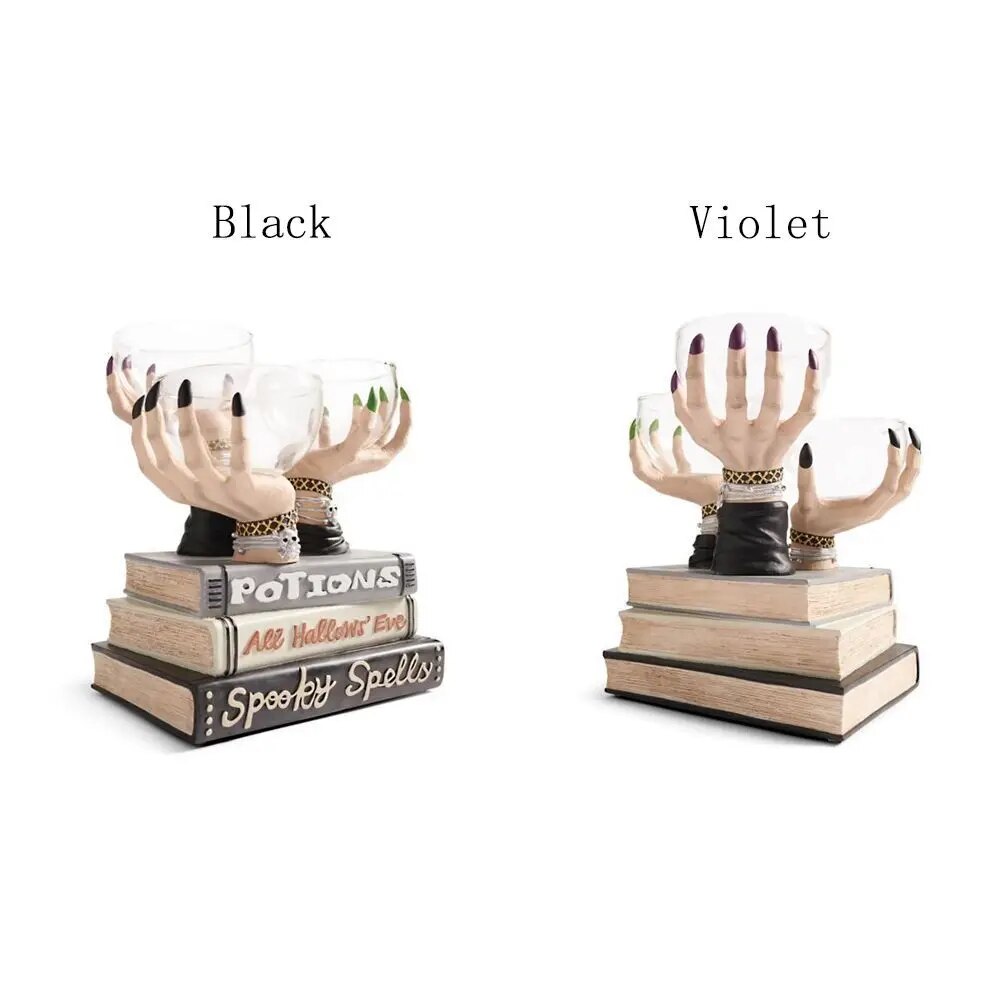 Sikunuo | Witch Hand Vintage Resin Party Snack Holder