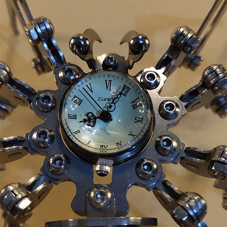 Sikunuo | Robot spider Stainless Steel Mechanical Clock