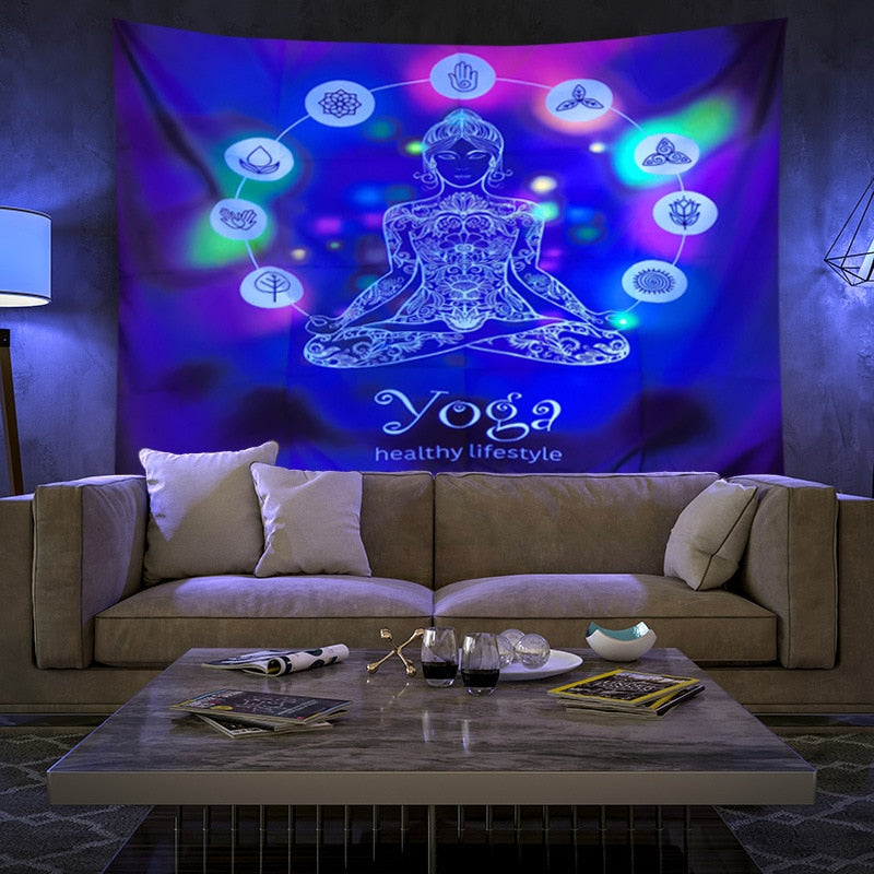 Sikunuo | Colorful Glowing Luminous Tapestry