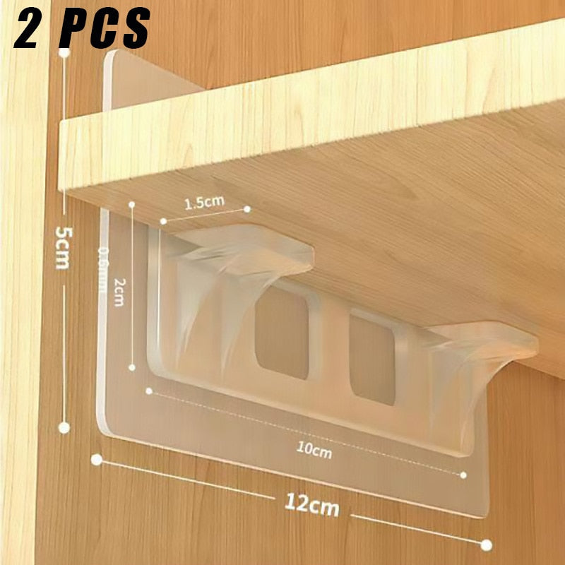 Sikunuo | Self-Adhesive Closet Wizard Shelf Support Bracket