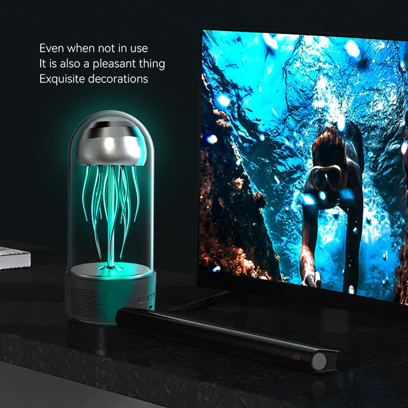 Sikunuo | Jellyfish Portable Powerful Colorful Speaker Night Lamp