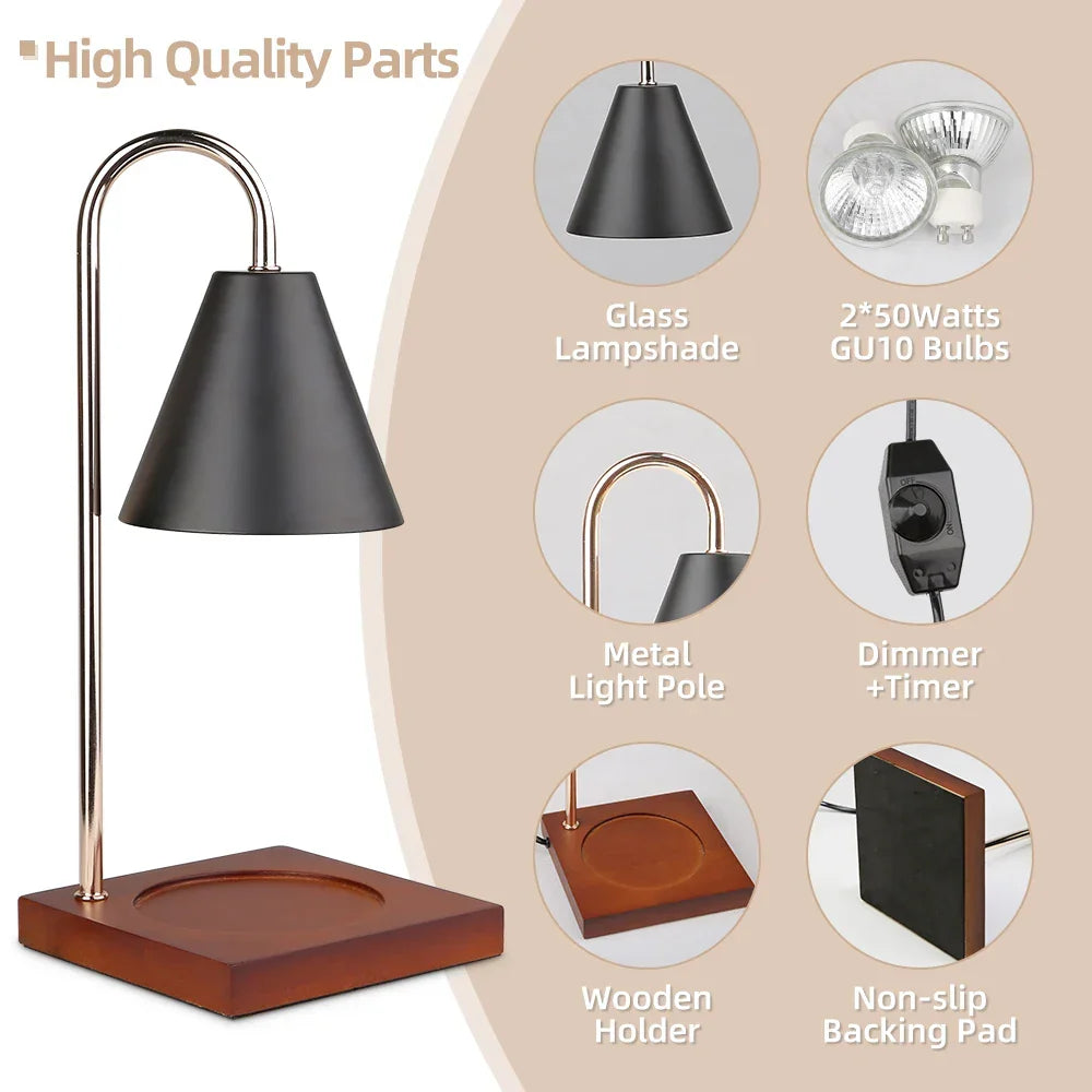 Candle Warmer Lamp with Timer