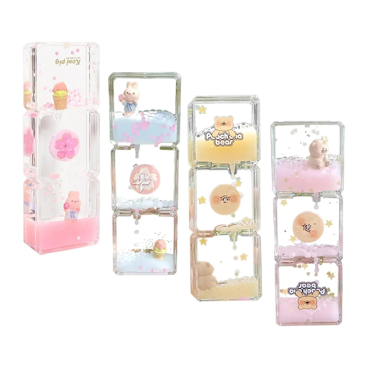 Sikunuo | Floral Fantasy Liquid Cartoon Motion Hourglass