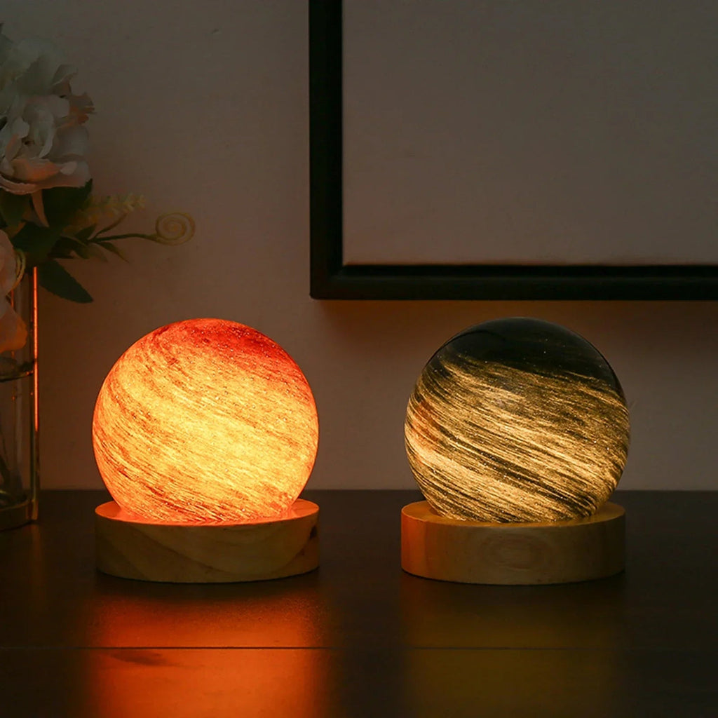 Sikunuo | 3D Crystal Planets Atmosphere Night Lamp