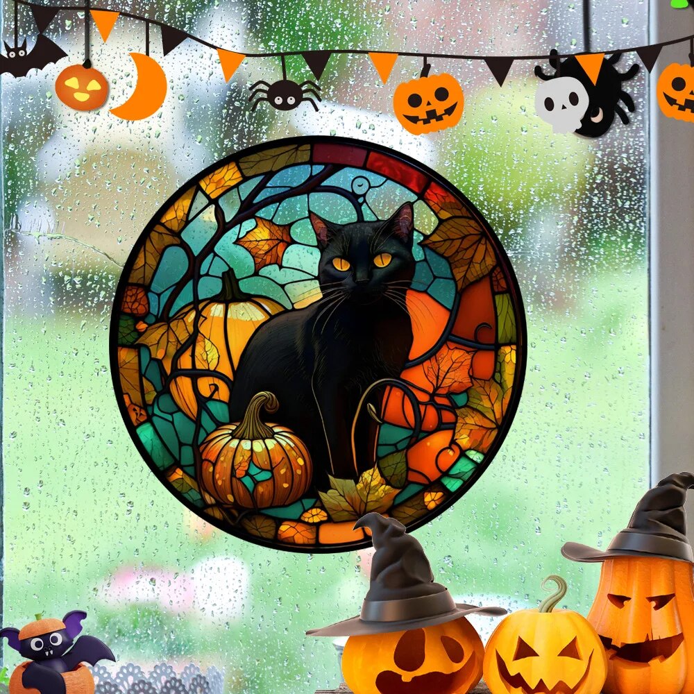 Sikunuo | Spooky Window Halloween Removable Stickers
