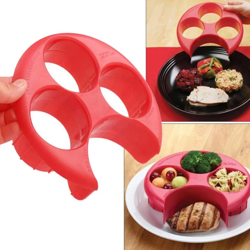 Sikunuo | Kids Food Four-Section Portion-Control Serving Tray