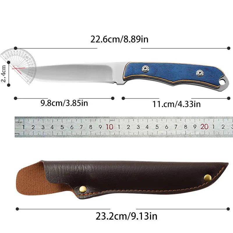 Sikunuo | Stainless Steel Durable Wood Handle Knife