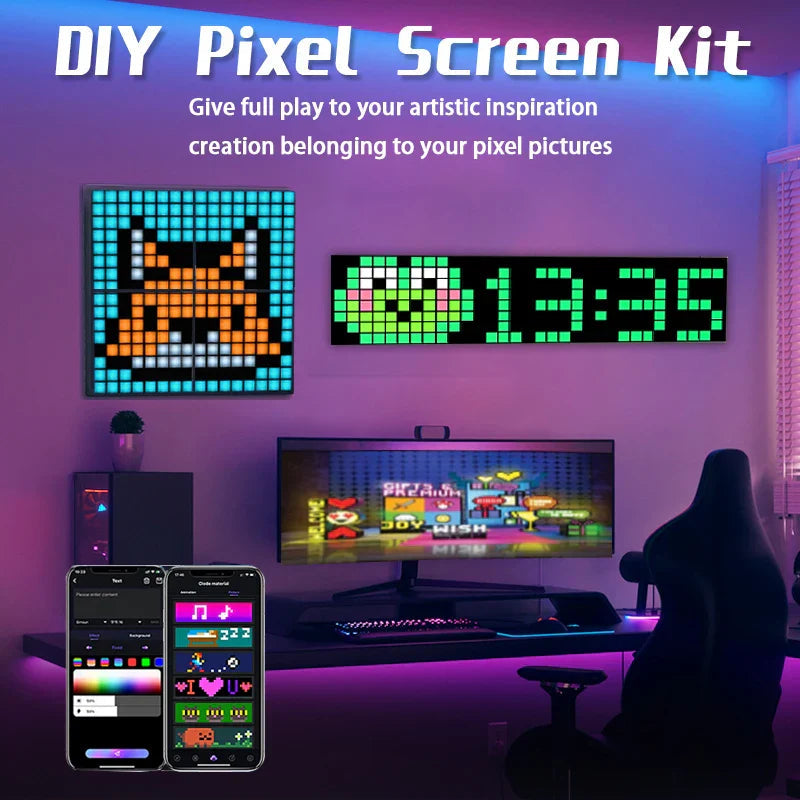 Sikunuo | Pixel Art LED Home Decor Smart Display