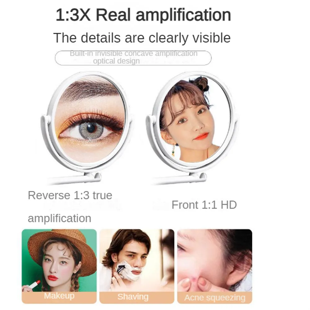 Sikunuo | All-Angle Elegance 3X Magnification Wall Mirror