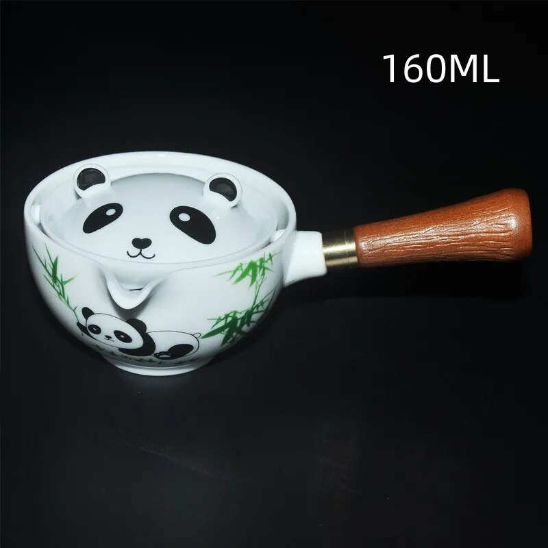 Sikunuo | Panda Spin Rotating Tea Set