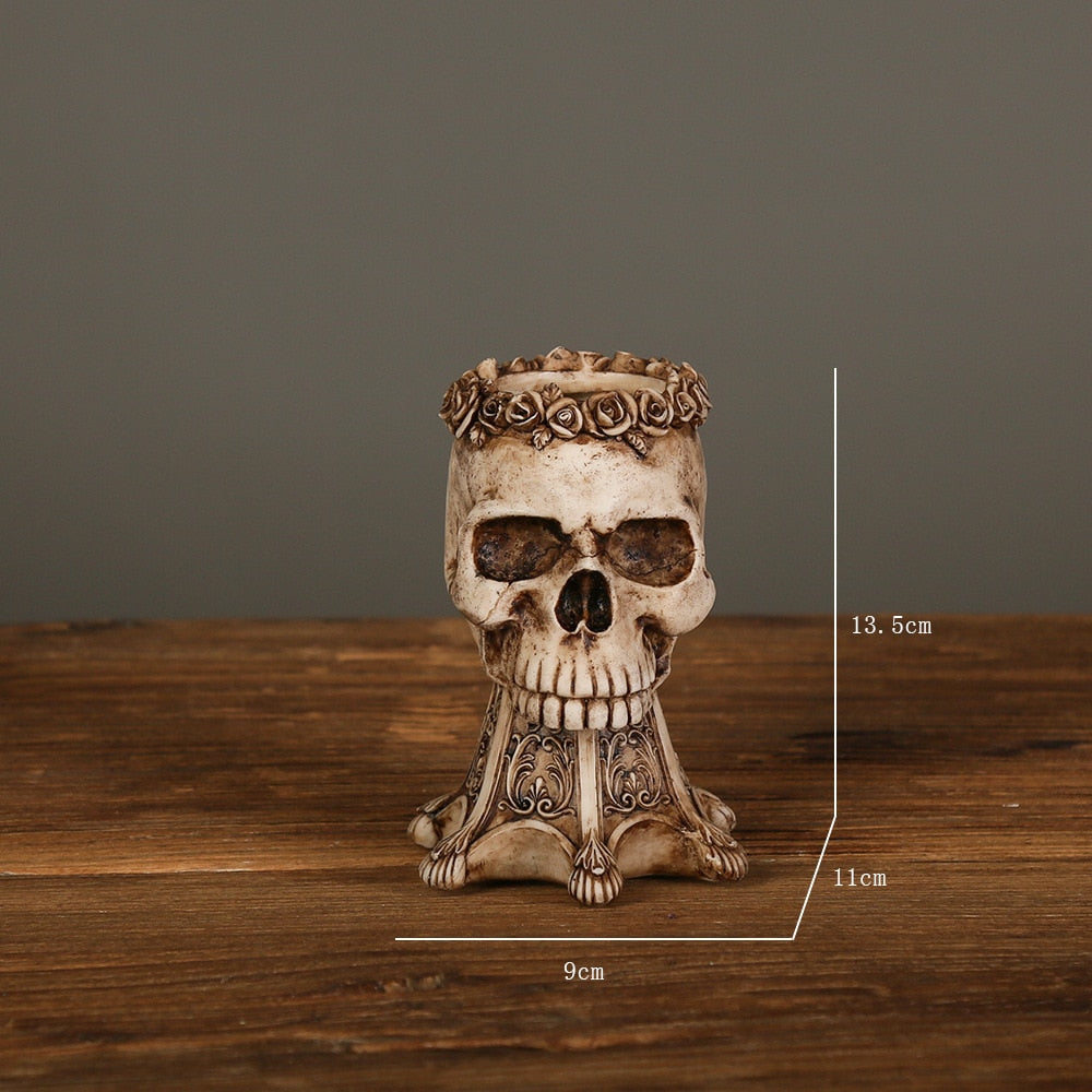Sikunuo | Resin Skull Flower Pot