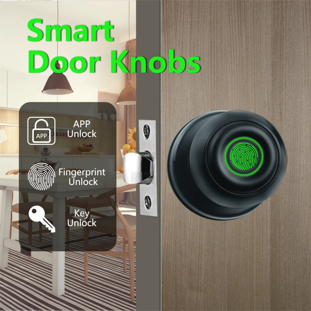 Sikunuo | Touch Secure Fingerprint Smart Door Knob