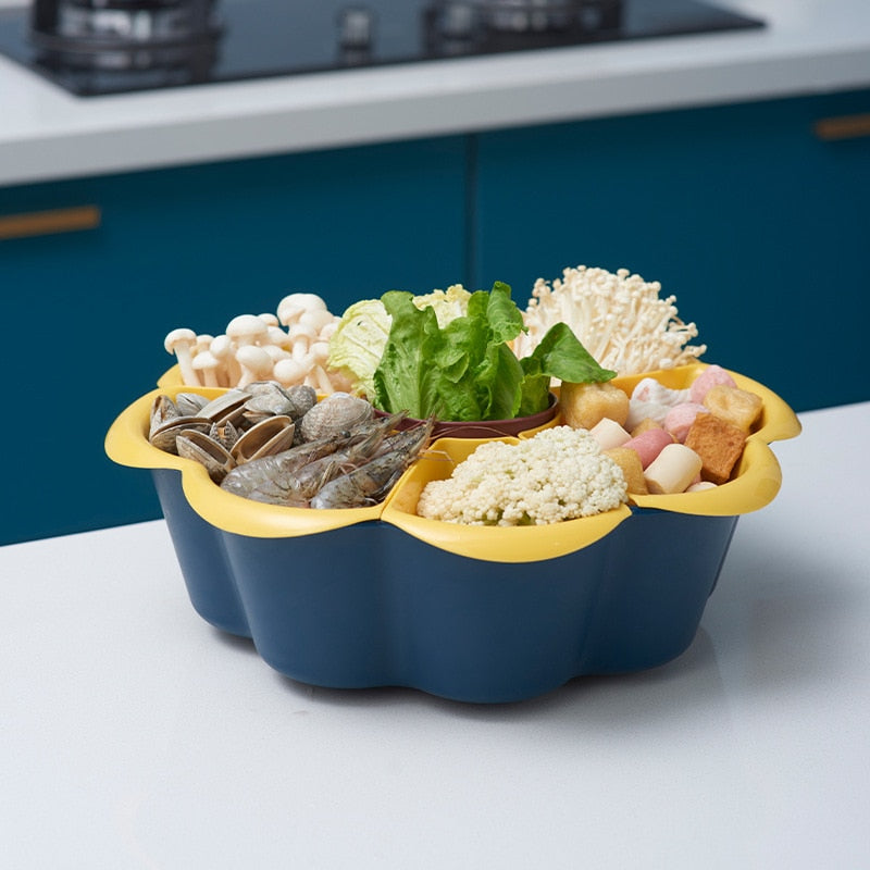 Sikunuo | Spinning Rotatable Drainer Rinse Basket