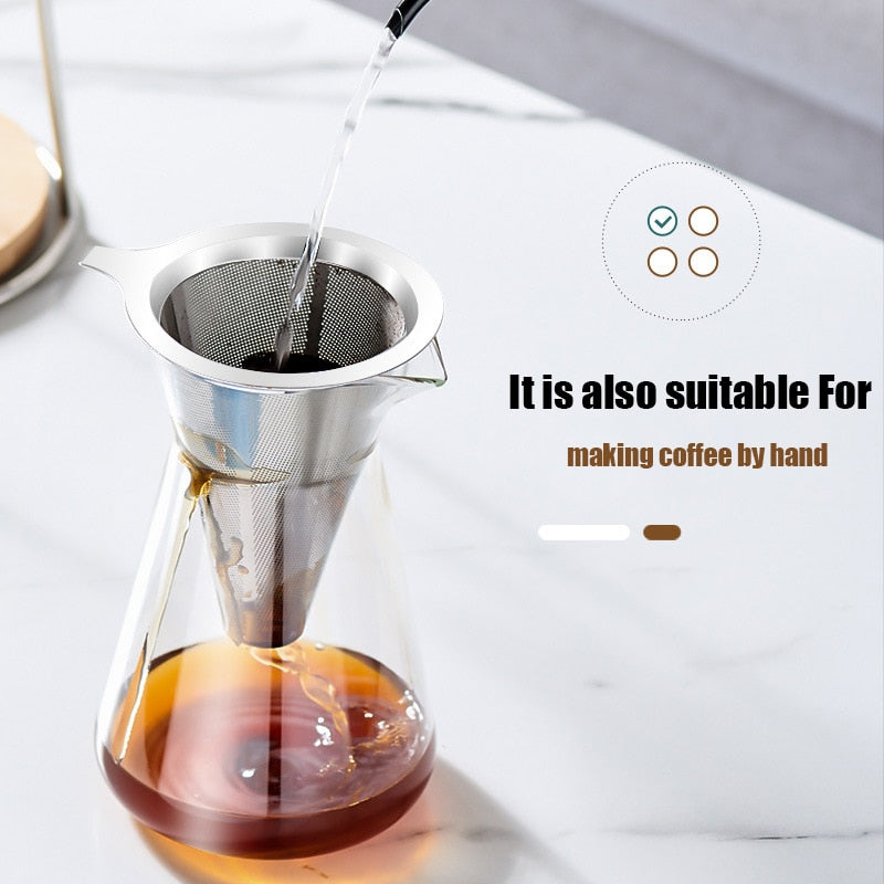 Sikunuo | Vintage Art Brew Glass Reusable Drip Coffee Pot