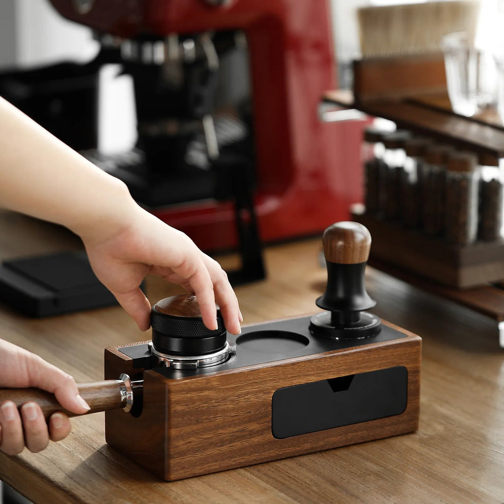 Sikunuo | Barista Favorite Vintage Storage Box Tamper Station
