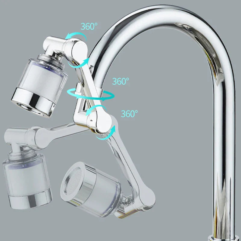 Sikunuo | Full Rotating Robot Arm Water Saving Faucet Extender