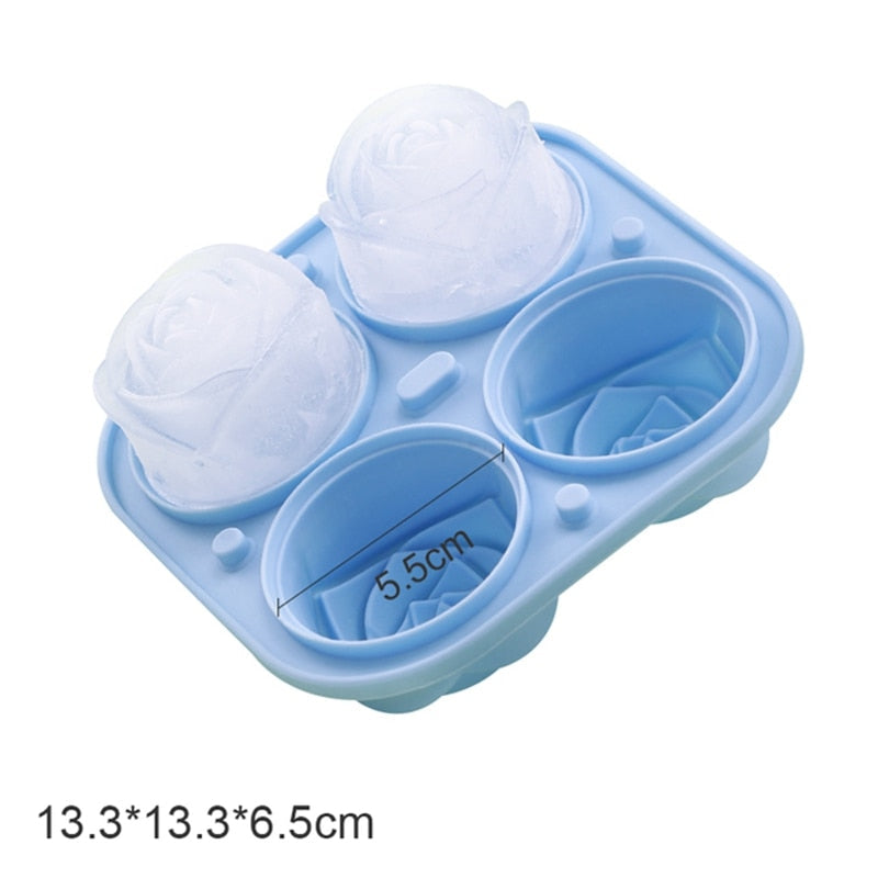 Sikunuo | 3D Elegant Large Rose Ice Molds