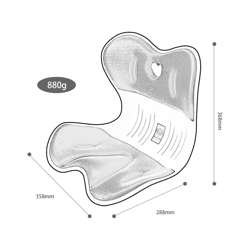 Sikunuo | Back Support Memory Foam Seat Cushion