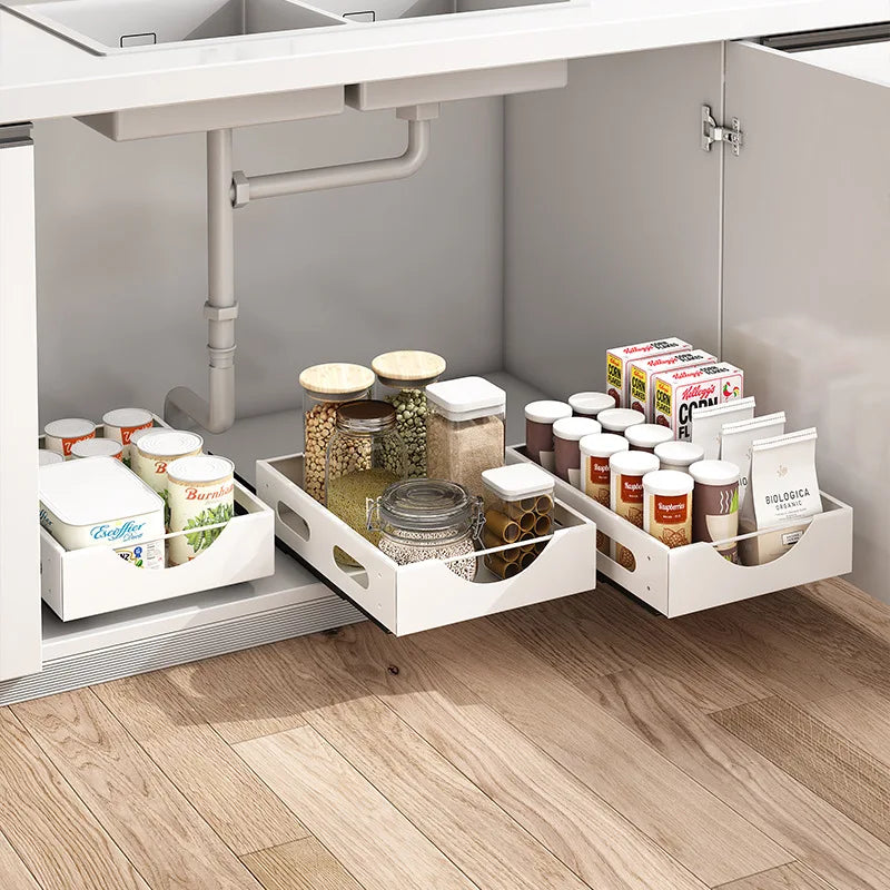 Sikunuo | Under the Cabinet Smart Dish Organizer Rack
