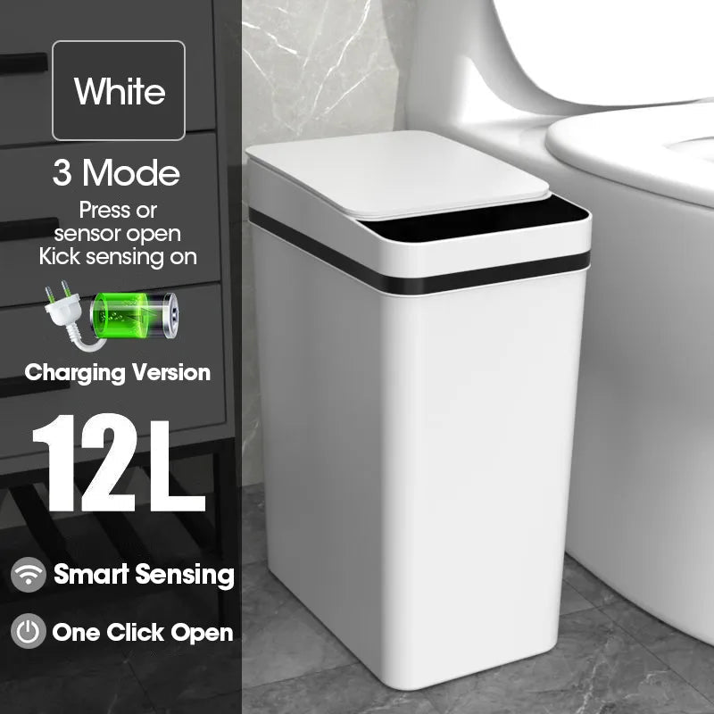Sikunuo | Waterproof Smart Wave Sensor Automatic Trash Can