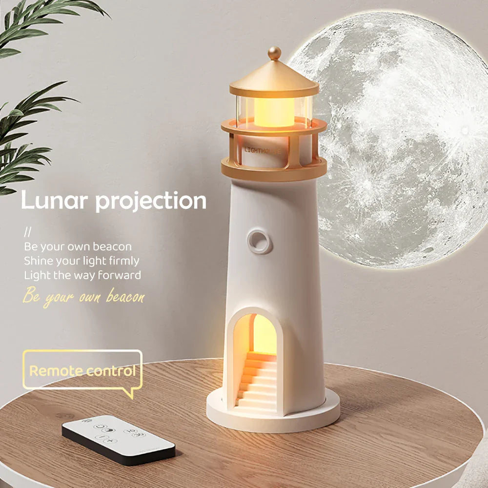 Sikunuo | Lighthouse Ambient lights Bluetooth Music Dimmable Projection