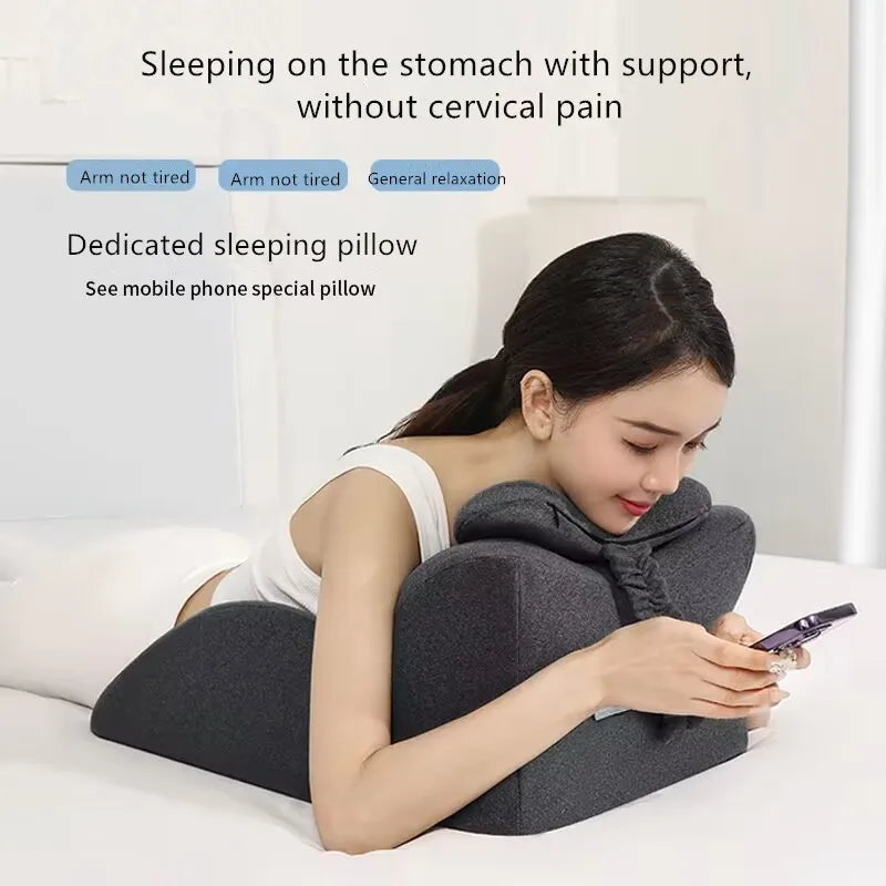 Sikunuo | Adjustable Lie-On-The-Bed Multitask Pillow