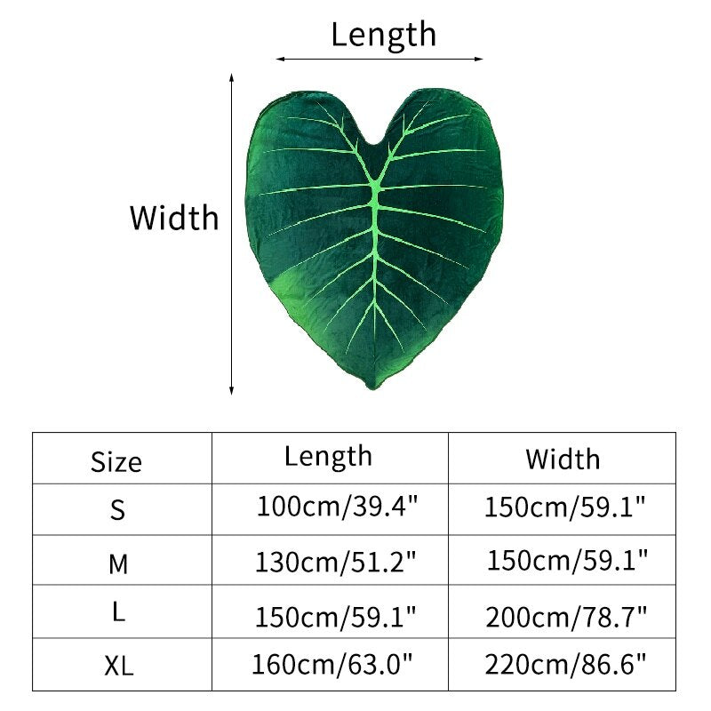 Sikunuo | Super Soft Giant Leaf Blanket